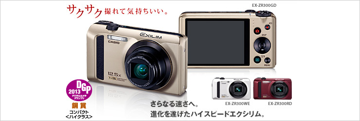 G2170】CASIO EXILIM EX-ZR300 カシオ エクシリムセルフタイマーOK