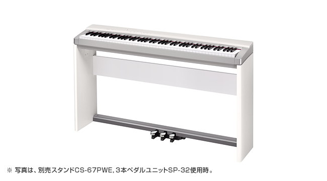 PX-130BK / 130WE - デジタルピアノ＜プリヴィア＞ - 電子楽器 - CASIO