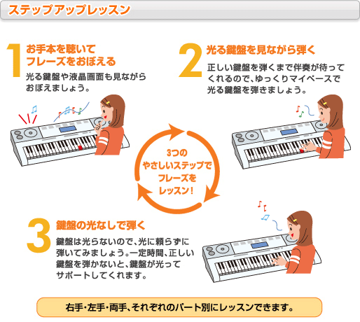 CASIO CASIO カシオ 光ナビゲーション キーボード LK-208 電子ピアノ 電子キーボード 動作確認済み　取説　マイク付き