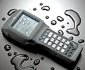 濡れた手でも安心して使える防滴機能